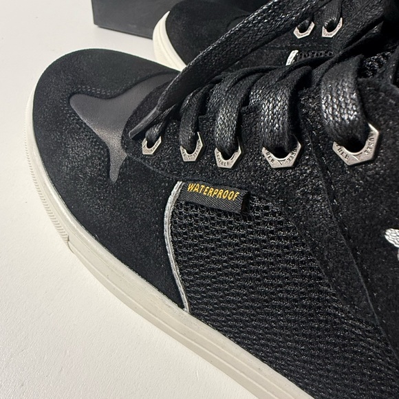 Milwaukee Leather / Suede Street Riding Motorcycle Waterproof Shoes Sneakers NIB - Picture 4 of 8